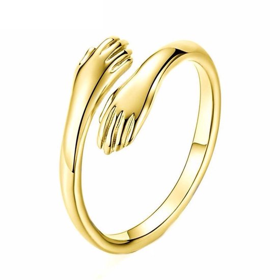Gouden Handjes Ring